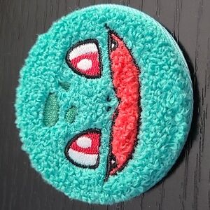 Pokemon Bulbasaur Inspired Embroidered Pin